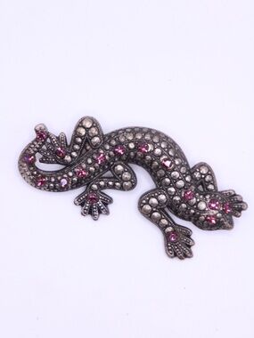 La Contessa by Mary Demarco Handmade Lizard Brooch
